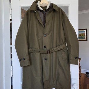 Schneiders of Salzburg Men's Lined Rain Jacket - Olive Sz 48 (XL)